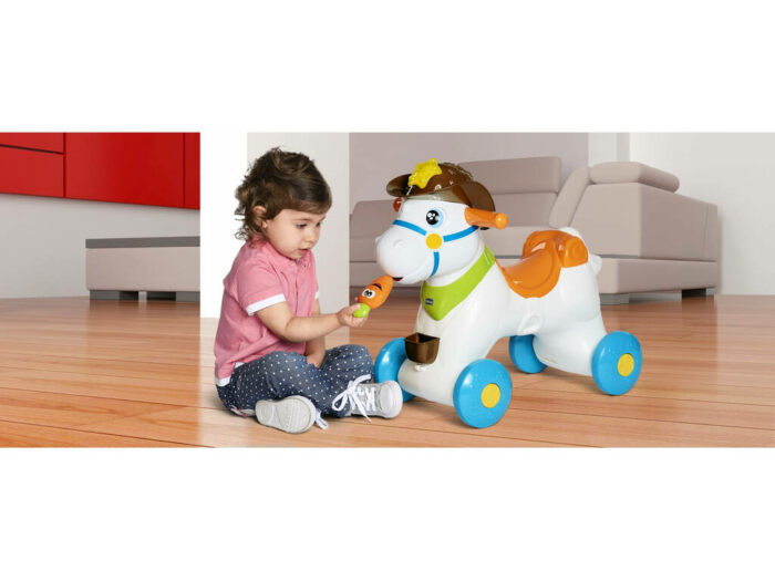 Baby rodeo Porteur cheval chicco 3 en 1 – Image 2
