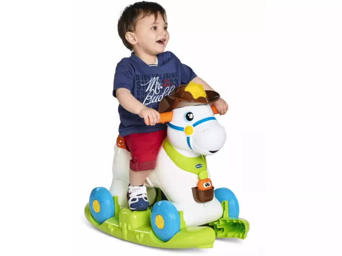 Baby rodeo Porteur cheval chicco 3 en 1