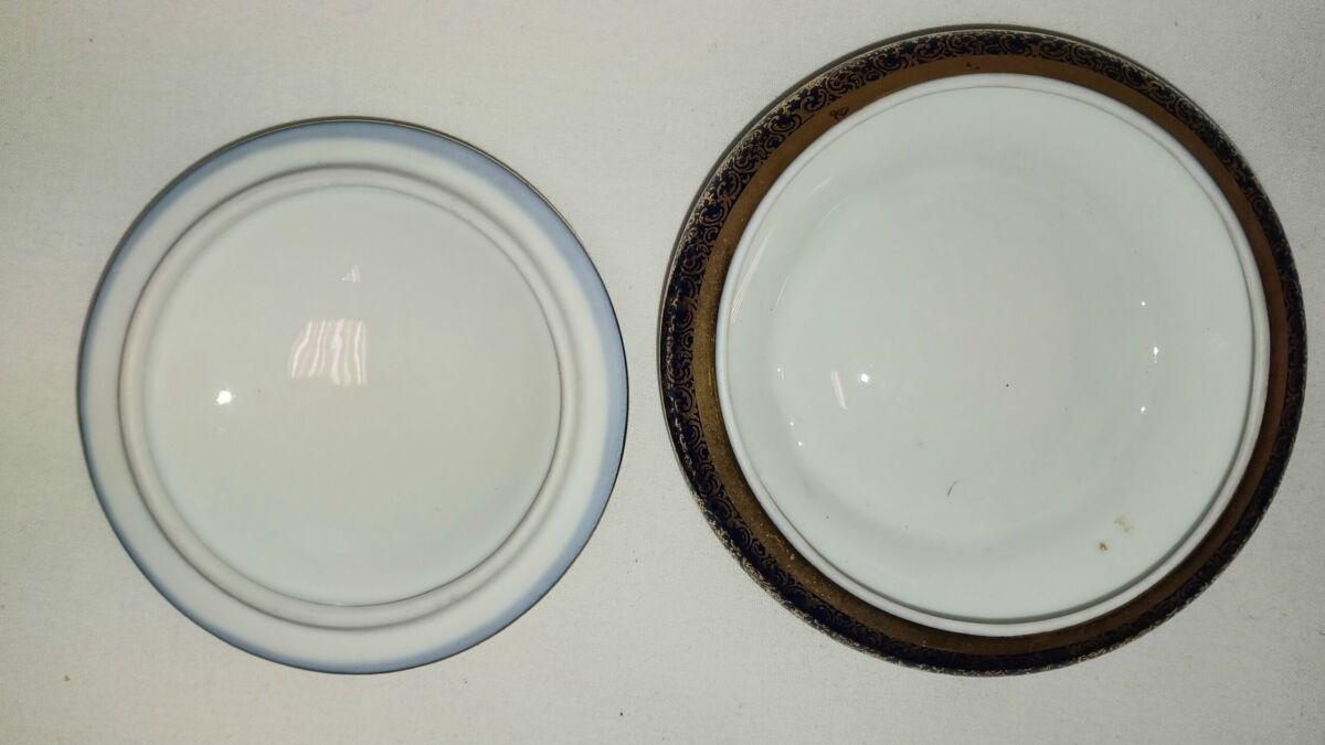 Boite en porcelaine de Limoges Monte Carlo Monaco Bonbonnière. Article de décoration – Image 3