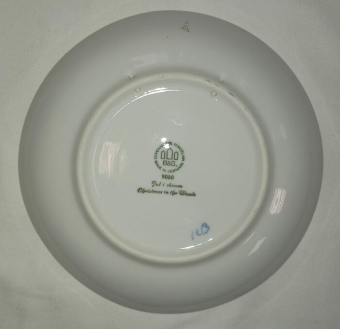 Assiettes de Noël Bing & Grondahl édition Christmas Collection plates Vintage en porcelaine Années entre 1970 et 1995 – Image 11