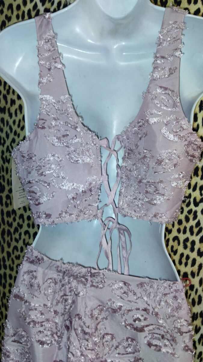 Ensemble Shein Bae femme Top + Jupe Taille 38/M lilas neuf avec emballage – Image 5