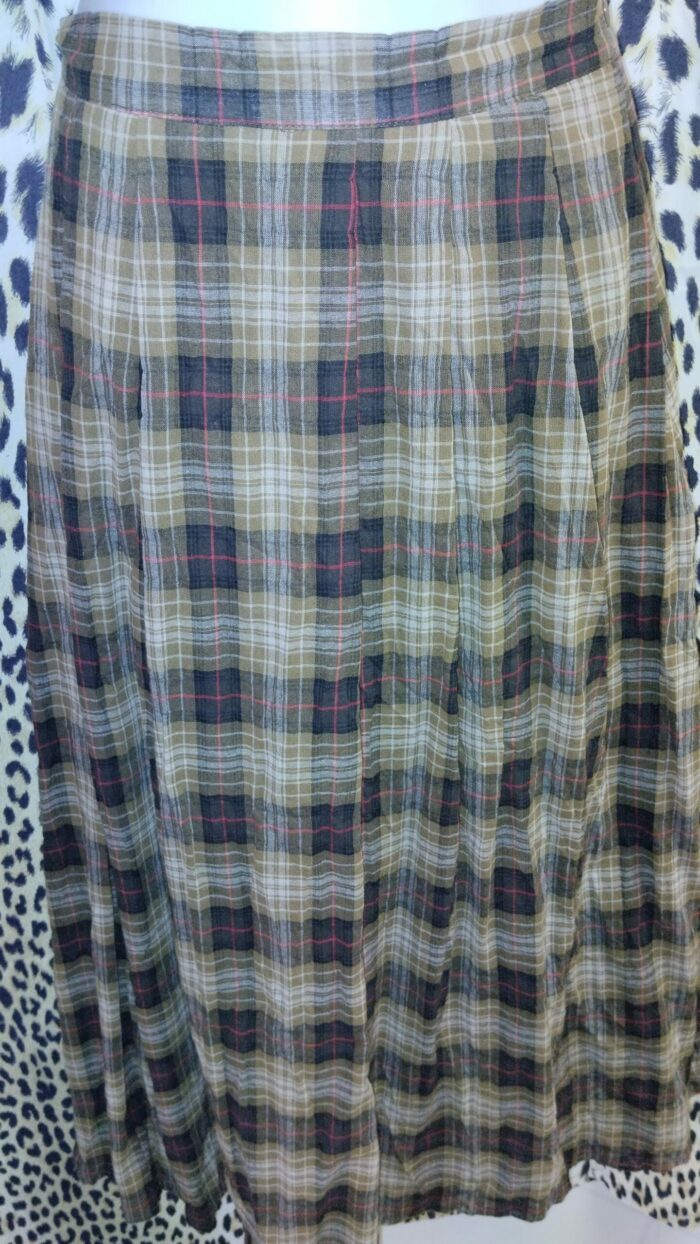 Jupe longue à carreaux avec doublure neuf Shein Dazy Taille L