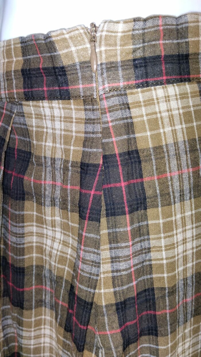 Jupe longue à carreaux avec doublure neuf Shein Dazy Taille L – Image 6