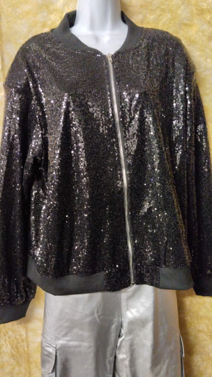 Veste de soirée à paillettes femme de la marque Shein - Différentes tailles - article neuf – Image 2