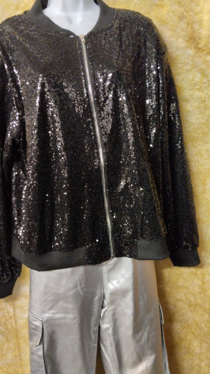 Veste de soirée à paillettes femme de la marque Shein - Différentes tailles - article neuf – Image 4