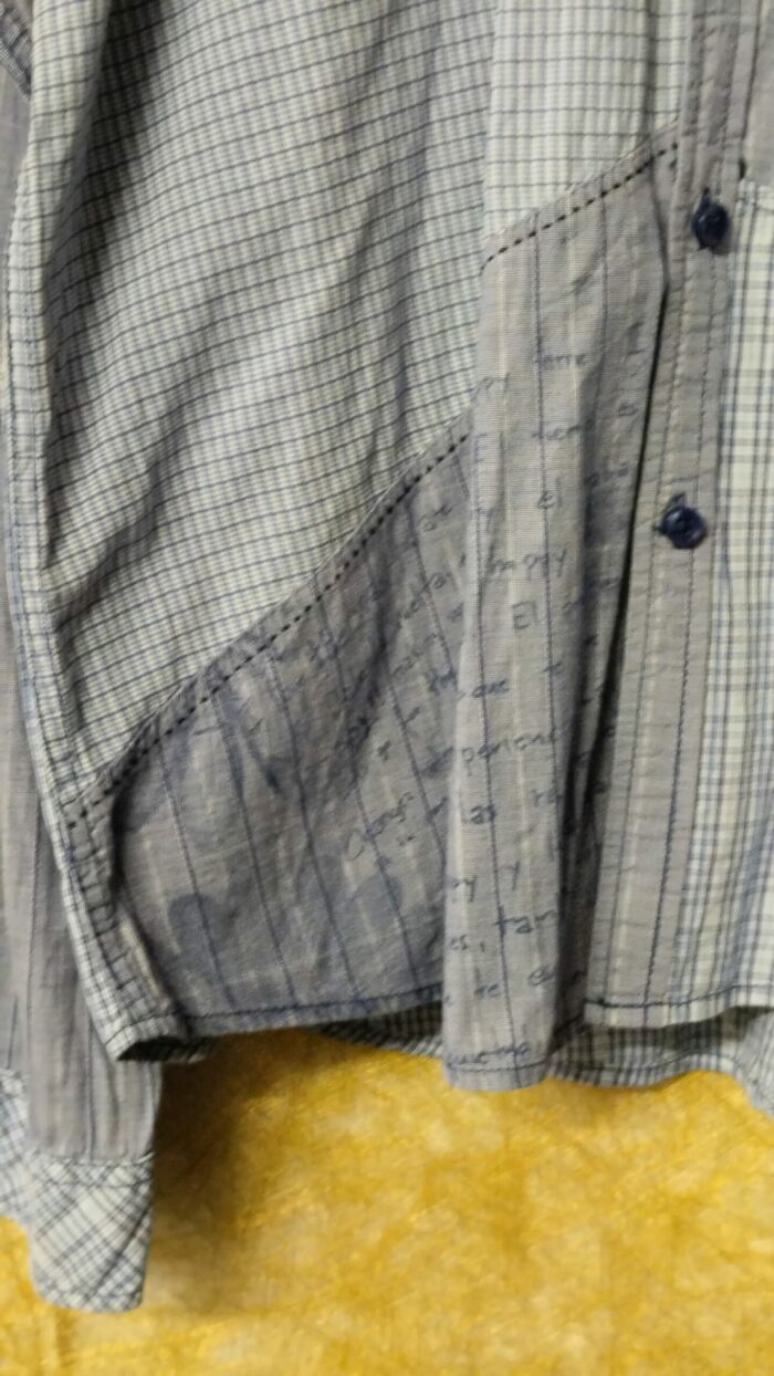 Chemise homme Desigual taille XL, gris, Friperie – Image 7