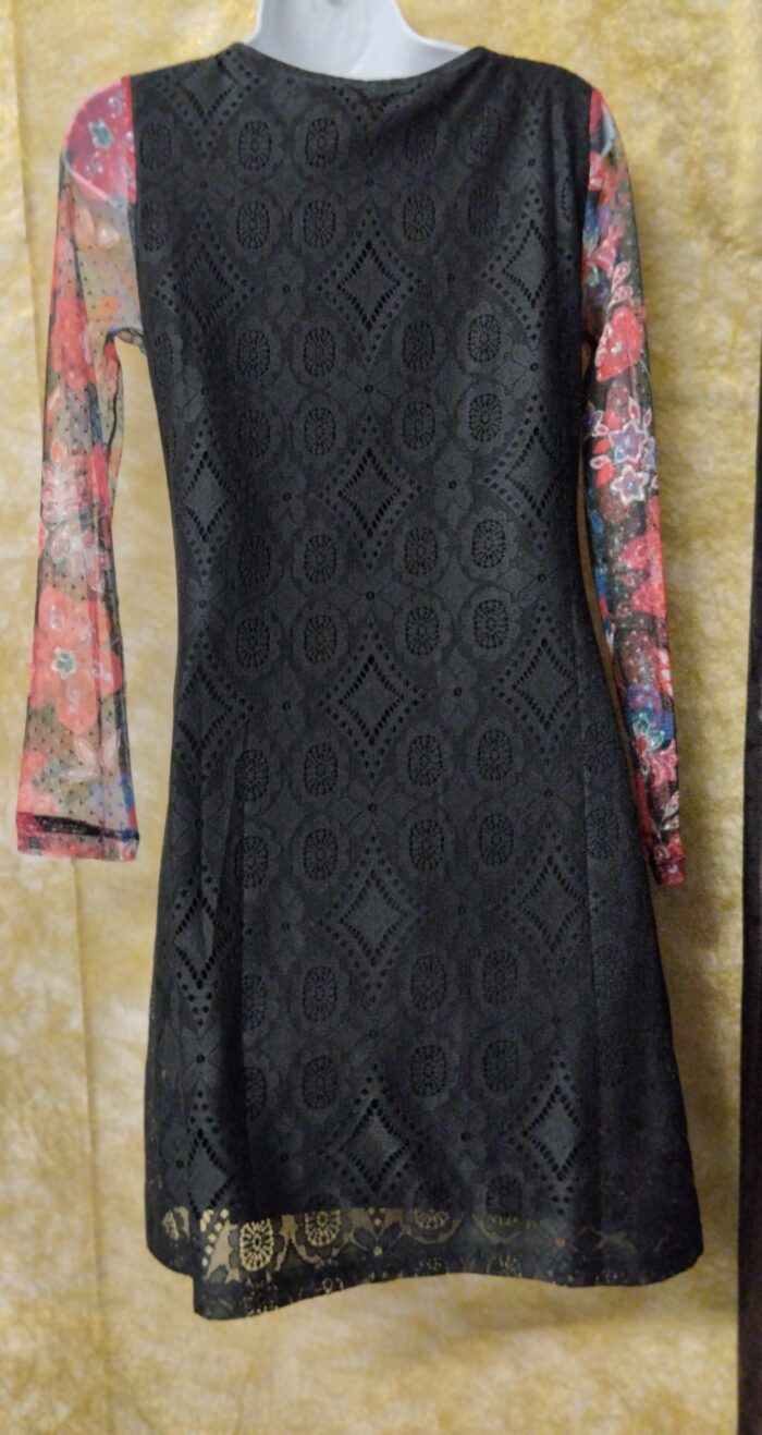 Robe femme Desigual taille 36, motifs fleurs et dentelle – Image 6
