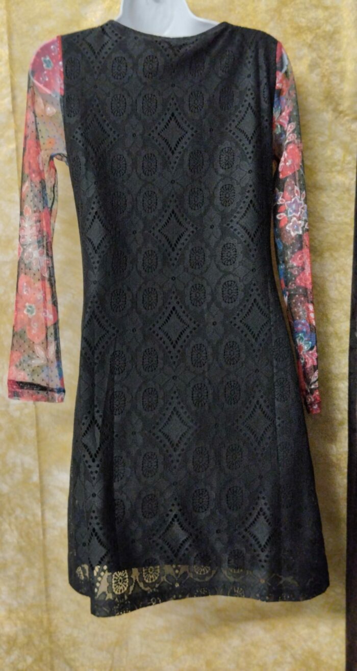 Robe femme Desigual taille 36, motifs fleurs et dentelle – Image 6