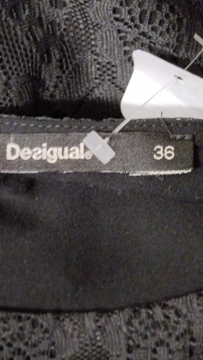 Robe femme Desigual taille 36, motifs fleurs et dentelle – Image 7