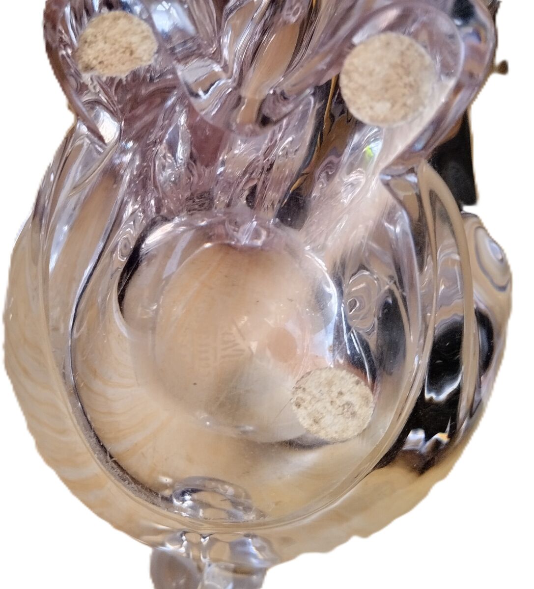 CENDRIER VIDE POCHE EN CRISTAL DE VANNES MOTIF CHIEN Art déco – Image 6