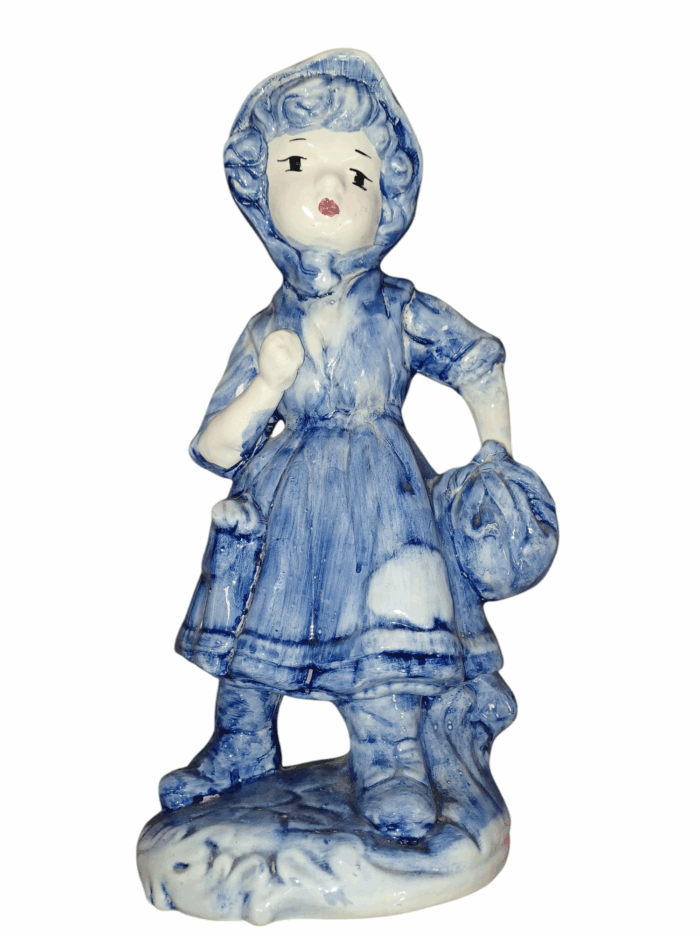 Statue bergère en porcelaine