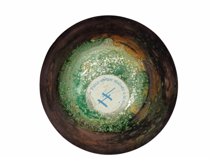 Vase Laque Line Vintage année 80 – Image 3