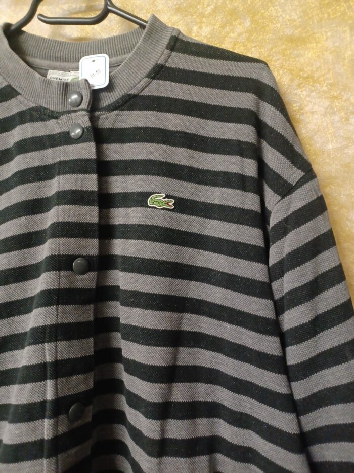 Haut/ tee shirt/ sur chemise femme Lacoste taille 46 à rayures – Image 2