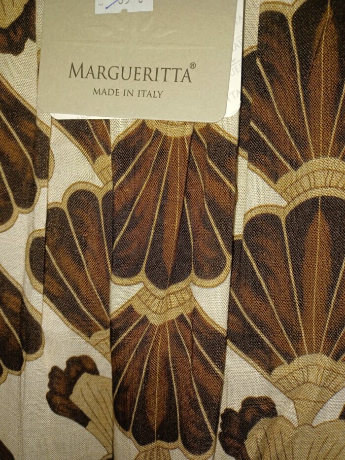 Pantalon fluide à motifs jambes larges Margueritta taille unique – Image 3