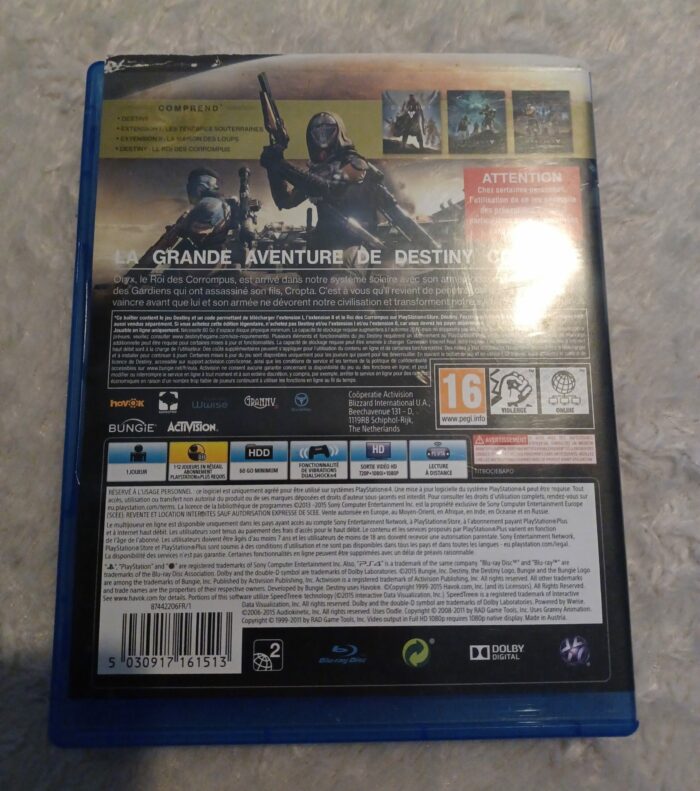 PlayStation 4 Destiny : Le Roi Des Corrompus - Legendary Edition PS4 – Image 2