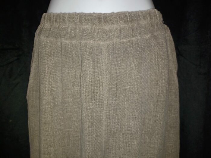 Pantalon à jambes larges femme taille unique Margueritta, marron – Image 2