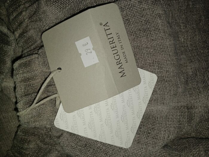 Pantalon à jambes larges femme taille unique Margueritta, marron – Image 4