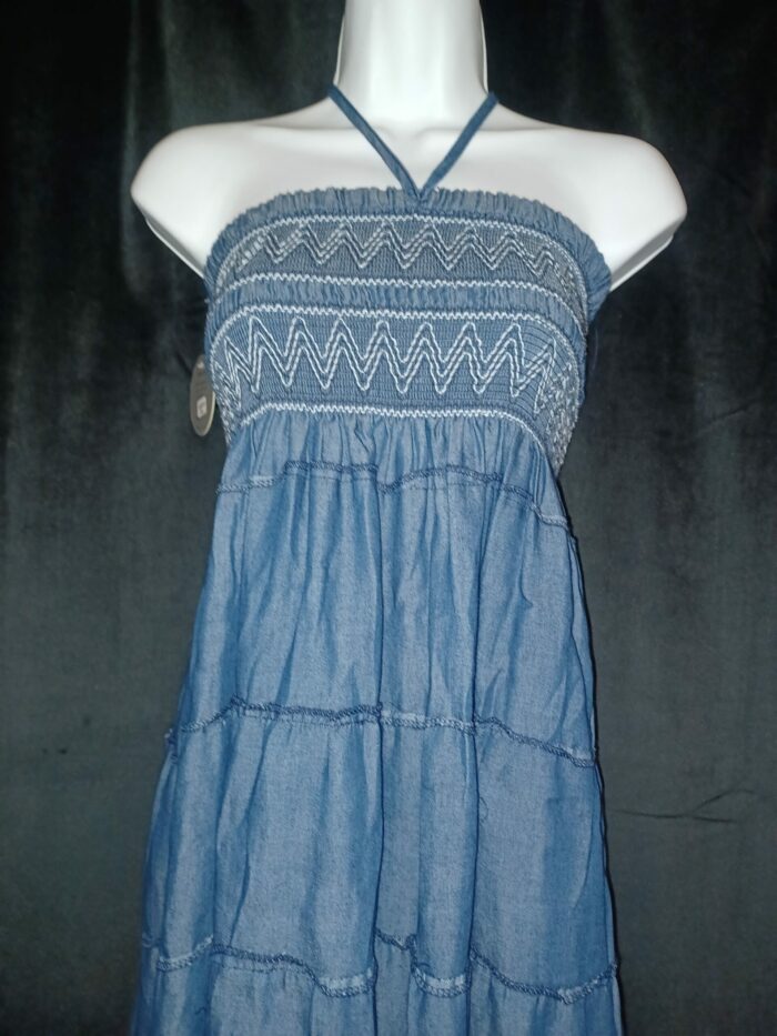 Robe femme taille M/L, Airisa Fashion style jean souple – Image 3