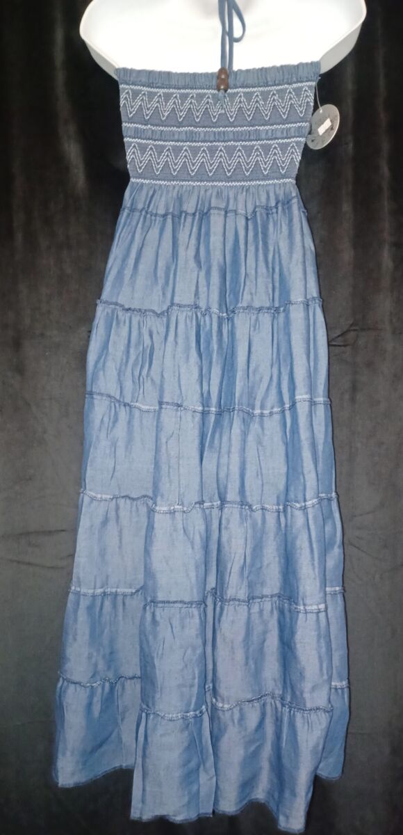 Robe femme taille M/L, Airisa Fashion style jean souple, neuf avec étiquette – Image 4