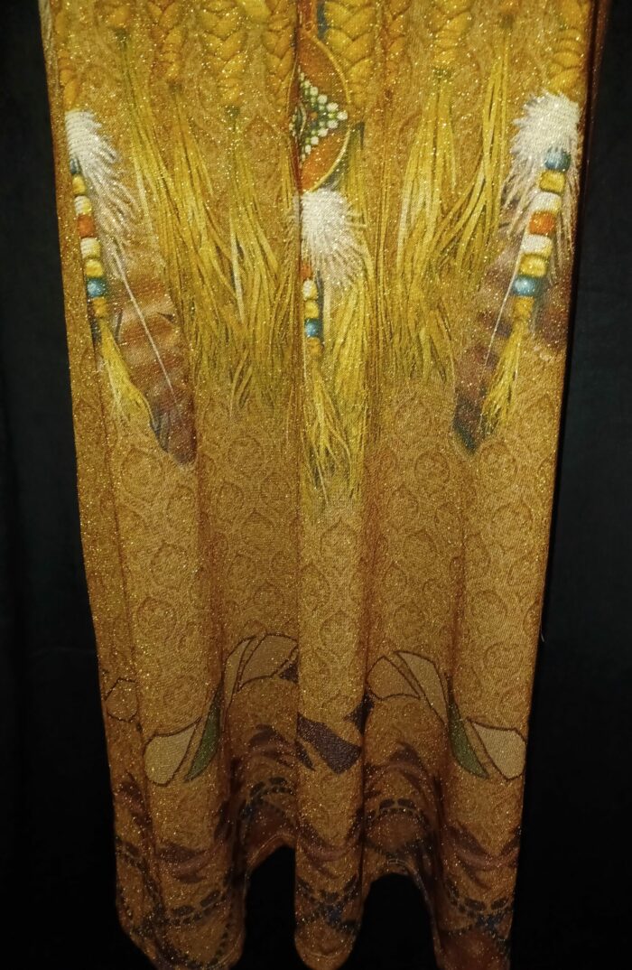 Robe longue femme à bretelles de la marque Valeria moda taille unique, neuf avec étiquette – Image 4