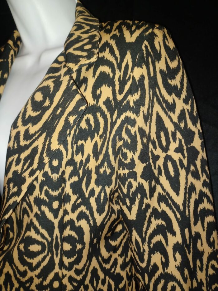Blazer/ veste femme Miss Stephy taille M, beige et noir, neuf avec étiquette – Image 3