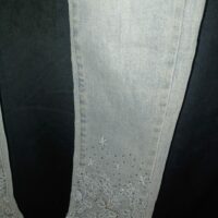 Jean brodé et strass femme denim fit super skinny, Monday premium taille 36/ S, neuf – Image 2