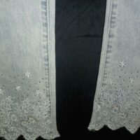 Jean brodé et strass femme denim fit super skinny, Monday premium taille 36/ S, neuf – Image 3