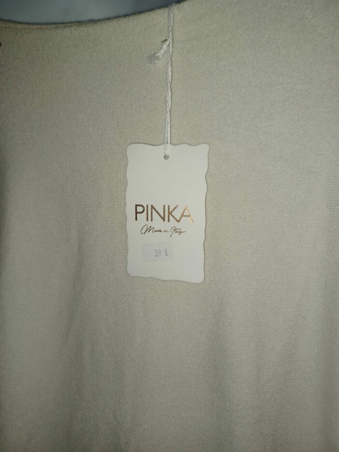Pull doux avec dentelle et strass femme Pinka taille unique, blanc, neuf – Image 5