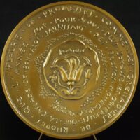 Médaille de Voeux de la Monnaie de Paris 1969 en bronze – Image 3