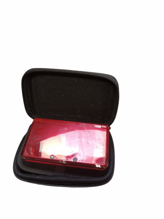 Console de jeux vidéo Nintendo 3DS - Rouge évasé 128 Go + chargeur + 3 jeux – Image 4
