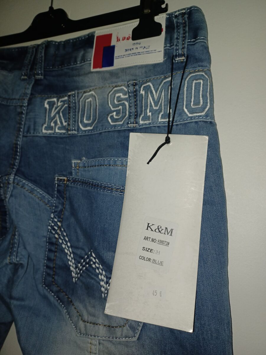 Jean homme de la marque kosmo Lupo / kosmo jeans Taille US.34 = fr.46 , neuf‚ bleu – Image 6