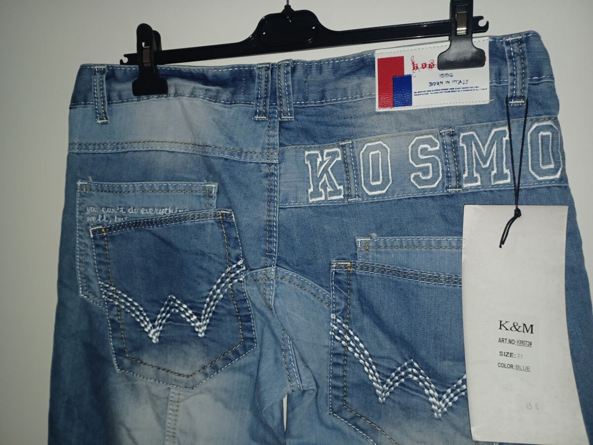 Jean homme de la marque kosmo Lupo / kosmo jeans Taille US.34 = fr.46 , neuf‚ bleu – Image 7