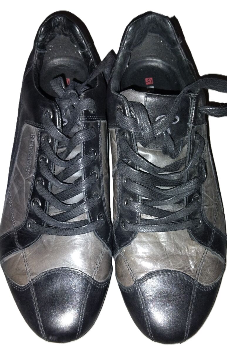 Chaussures Redskins homme cuir noir et gris – taille 43 d'occasion