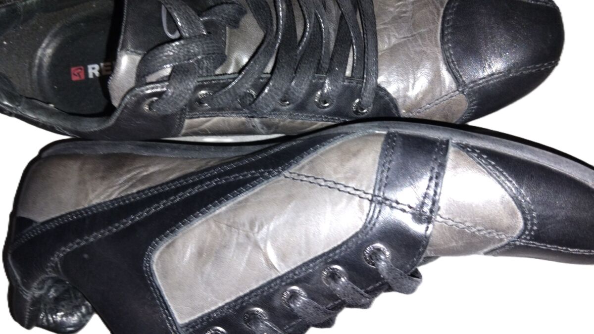 Chaussures Redskins homme cuir noir et gris – taille 43 d'occasion – Image 4