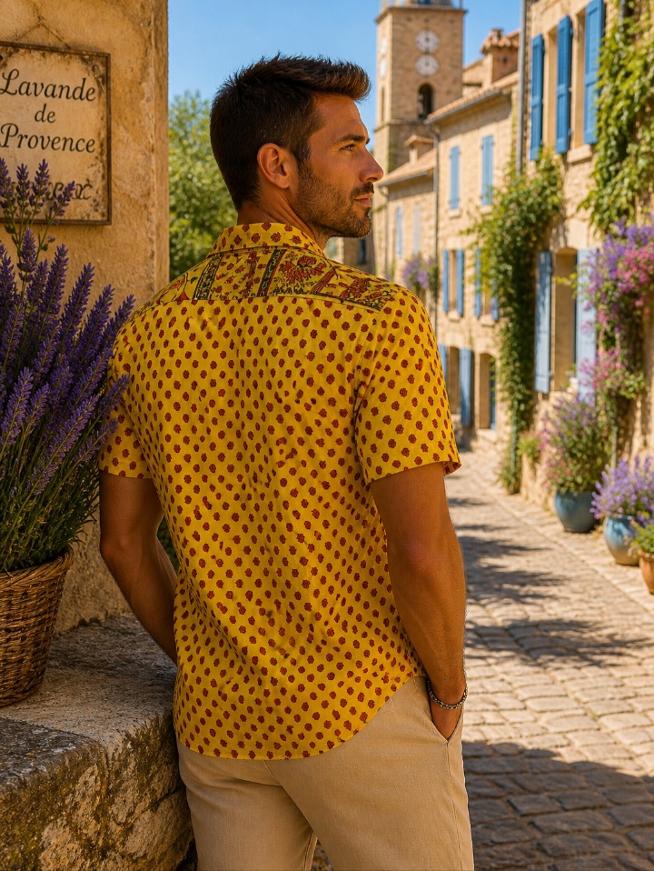 Chemise Provençale – L’Atelier Provençal Taille S d'occasion- Friperie – Image 2