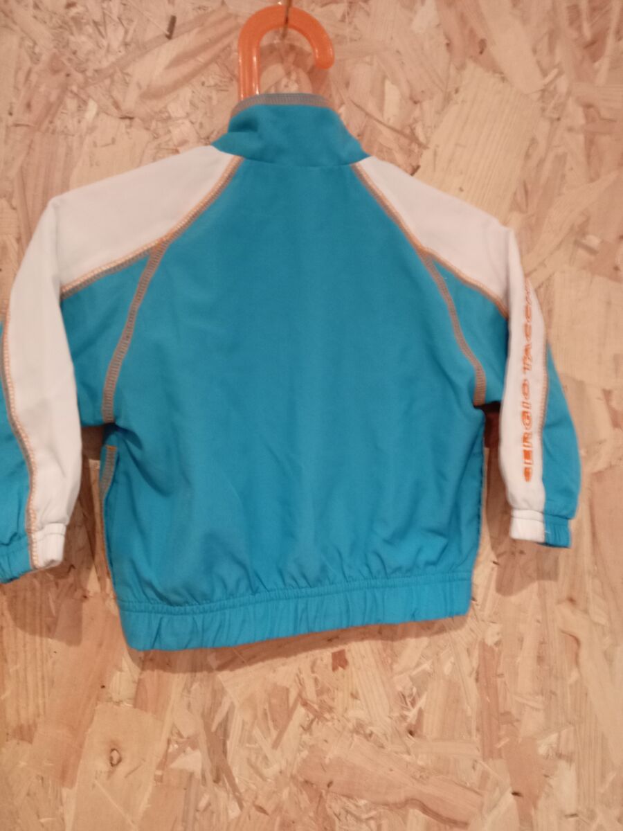 Veste de survêtement bébé, Sergio Tacchini Sport, taille 12 mois/74 cm (friperie) – Image 3