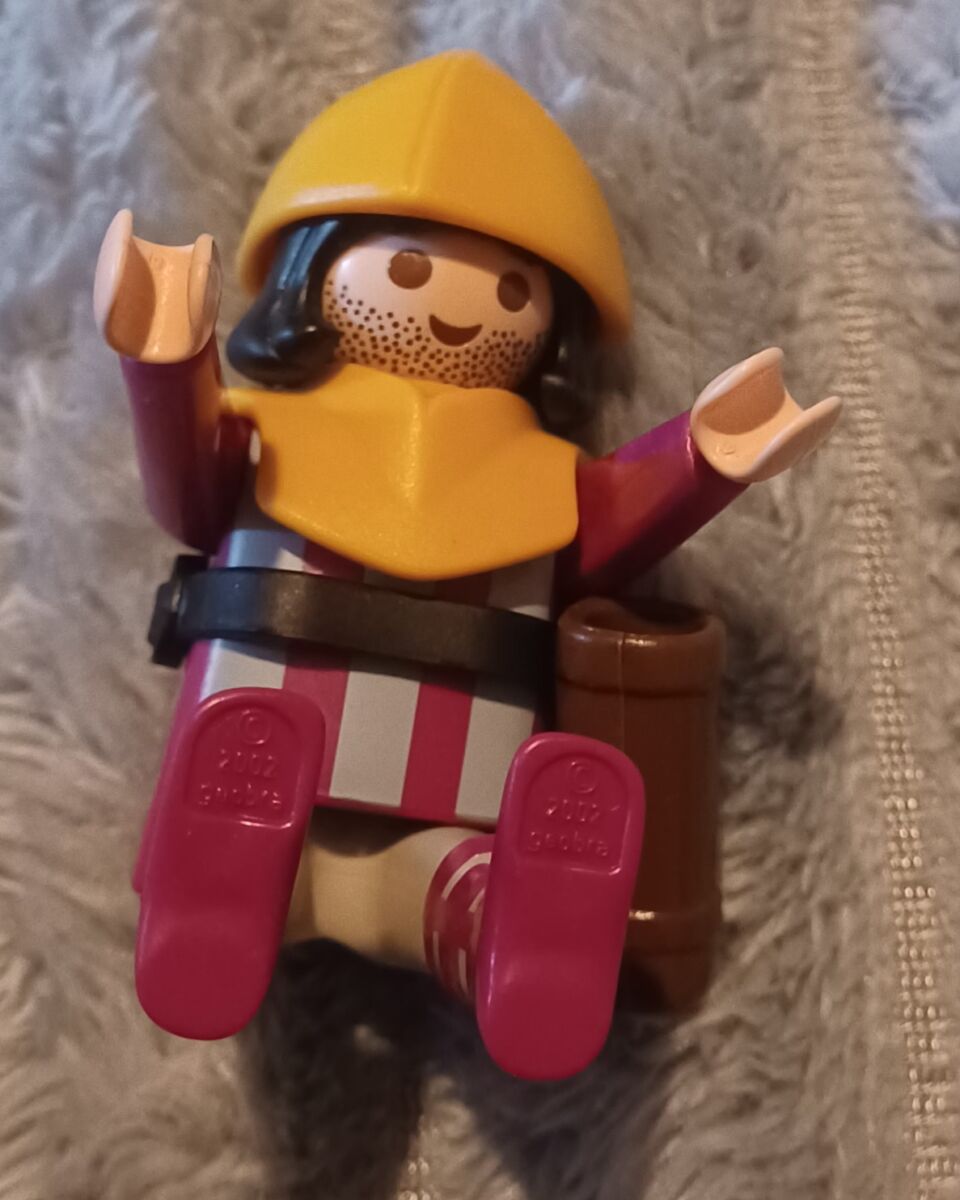 Playmobil Geobra 2002 - Personnage violet Médiéval sans la boite, vintage – Image 3