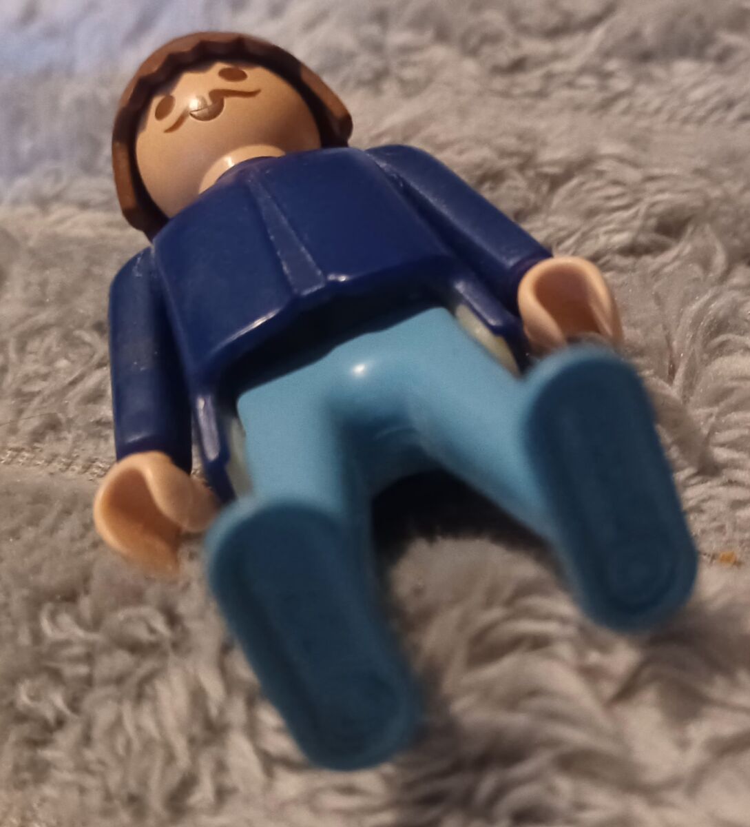 Playmobil Geobra 1974 - Personnage bleu Soldat sans la boite, vintage – Image 4